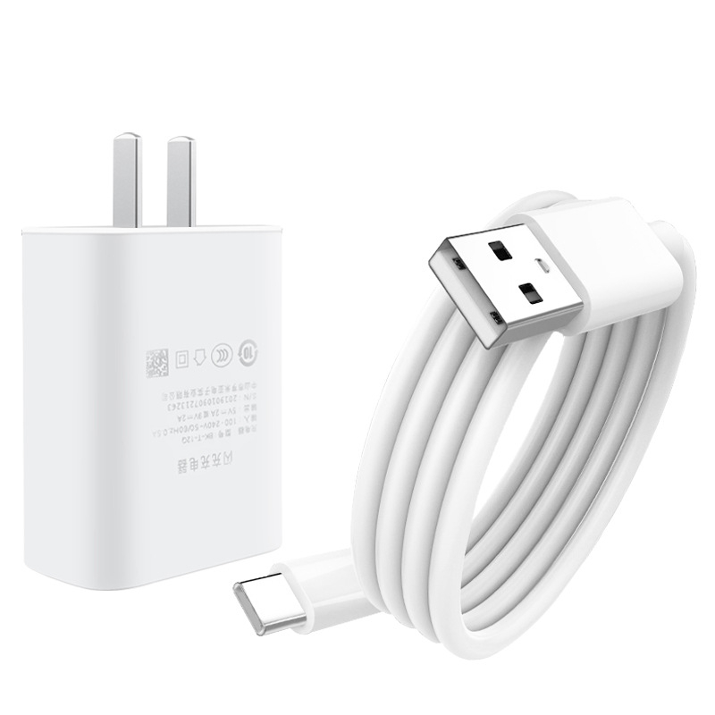Longzhen KT-VO120W USB-C φορτιστής γρήγορης φόρτισης με καλώδιο για vivo Y35+