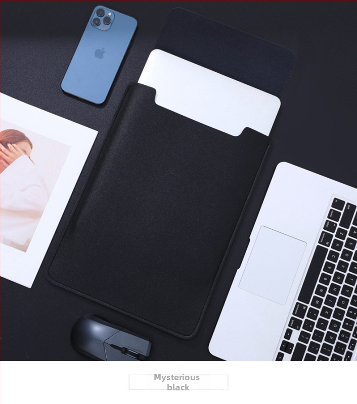 Чанта-лайнер за лаптоп MacBook – водоустойчива, ултралека и подходяща за съхранение; PVC външна част с облицовка от синтетична кожа; Geiger, бизнес елит стил, пролет 2025