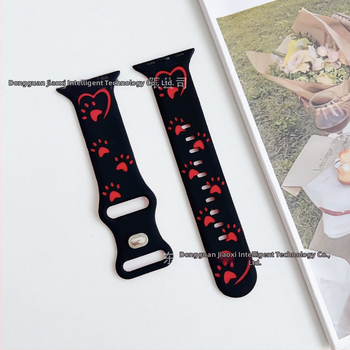 Силиконова каишка за Apple Watch, спортен стил, закопчаване с катарама, персонализируем интерфейс, съвместима с Apple Watch