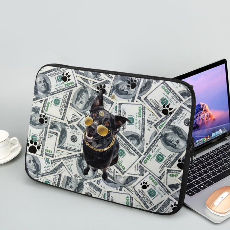 FORU чанта за лаптоп за бизнес пътуване — водоустойчива, износоустойчива, материал: дайвинг, цип за затваряне, дръжка с метална верига