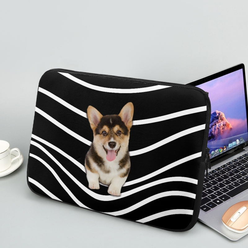 FORU чанта за лаптоп за бизнес пътуване — водоустойчива, износоустойчива, материал: дайвинг, цип за затваряне, дръжка с метална верига