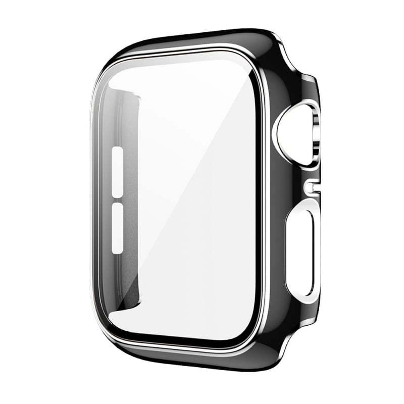 Кейс за Apple Watch 5678910 – едно парче корпус, PC материал и закалено стъкло, съвместим с iWatch S10