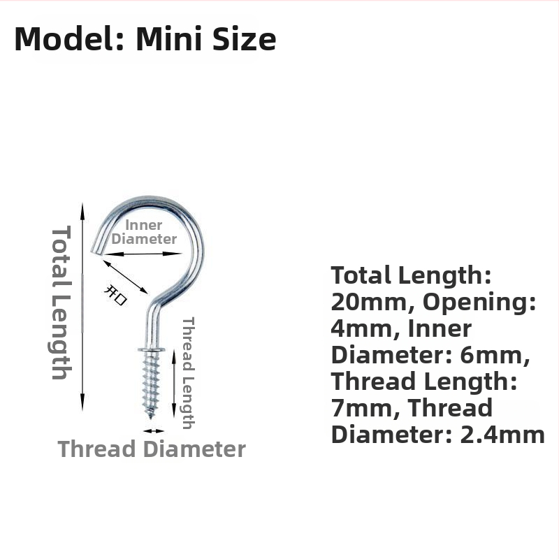 Σφυρήλατα αγκίστρια από σίδηρο για κούπες, σετ 10 τεμαχίων με βίδες αυτοτρύπαν, μοντέρνο και απλό σχέδιο, ικανότητα φόρτου 3–5 kg