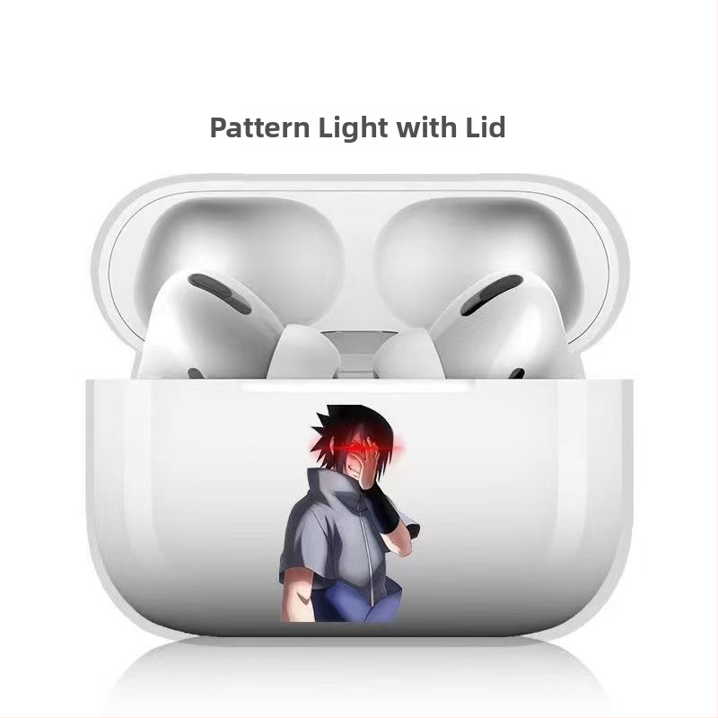 Kućište s otvorenim poklopcem i svijetlim crtić dizajnom za AirPods Pro 2. generaciju i Pro 5. generaciju, mekani omotač za Apple 3. generaciju