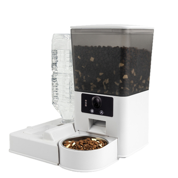 Смарт автоматичен хранилник за котки и кучета с Wi‑Fi, управление чрез приложение, програмиране на време и порции, модел BL001