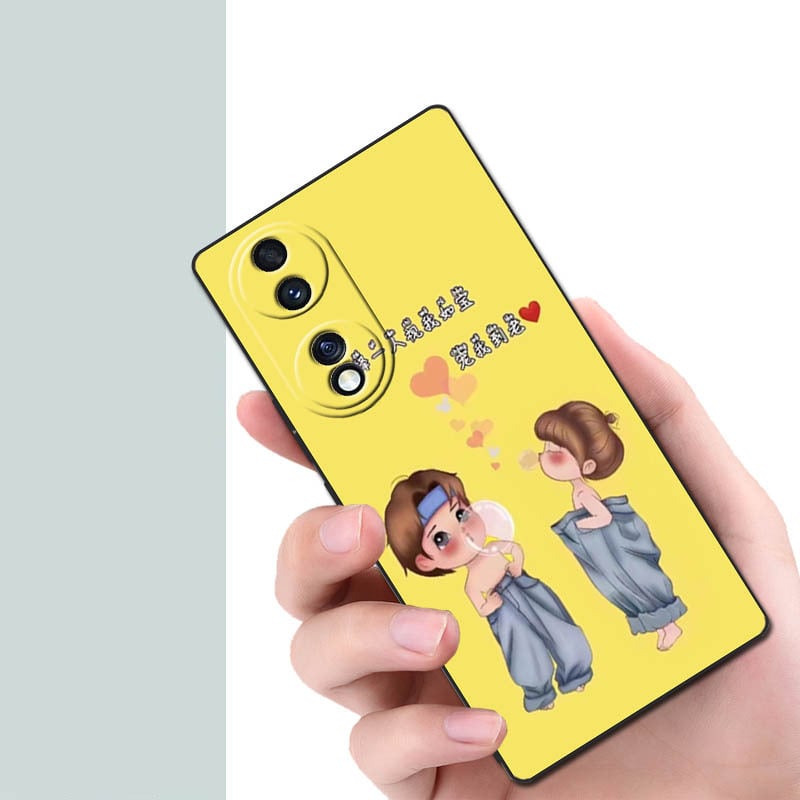 Силиконов калъф за Huawei Honor 70, 5G, пълно покритие, удароустойчив