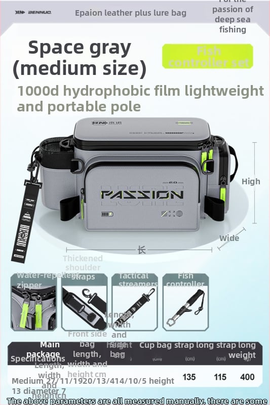 Benno чанта за примамки за риболов – водоустойчива, многофункционална талия чанта, мембранен материал, за зареждане на примамки, организация на линията, пръчка и макари