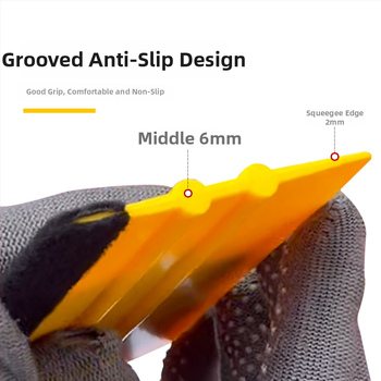 Скрапер за автомобилни фолиа, двустранен квадратен, от PP пластмаса
