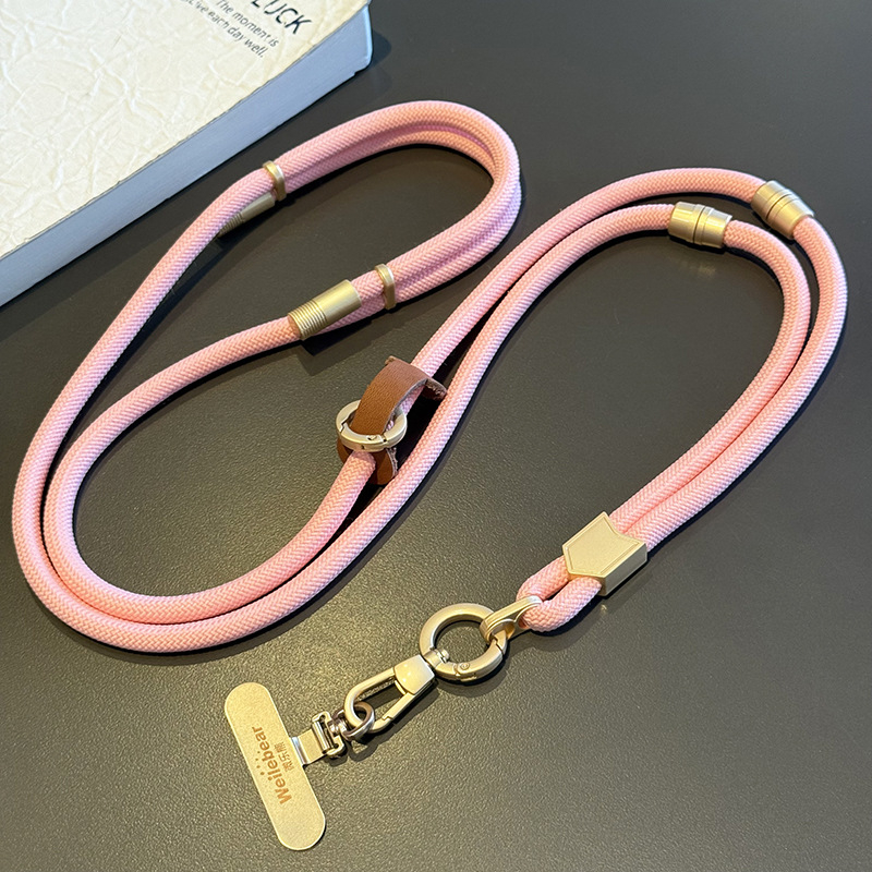 Telefon nyakpánt Crossbody- és csuklópánttal — multifunkcionális és állítható nyakpánt, hordozható kültéri használatra (Anyag: Műanyag; Forma: Női; Típus: Telefon-táska)