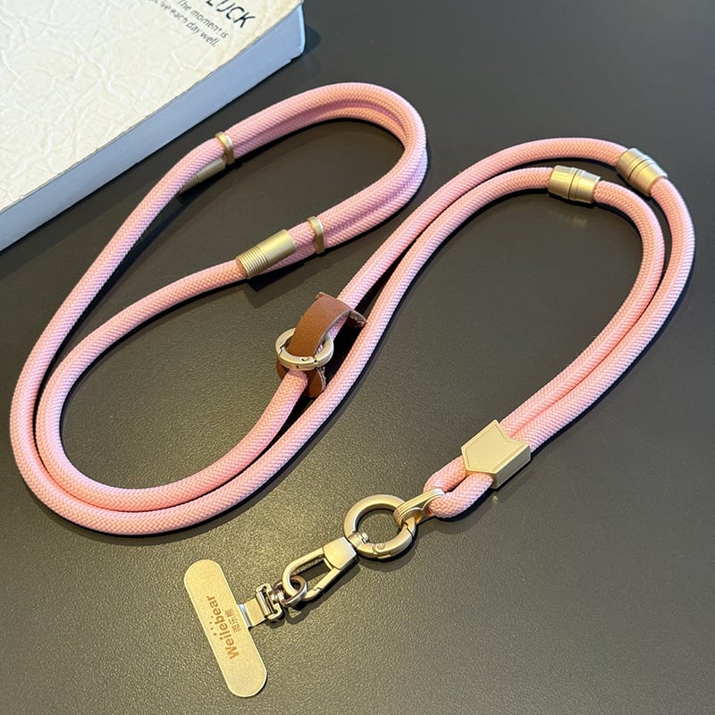 Telefon nyakpánt Crossbody- és csuklópánttal — multifunkcionális és állítható nyakpánt, hordozható kültéri használatra (Anyag: Műanyag; Forma: Női; Típus: Telefon-táska)