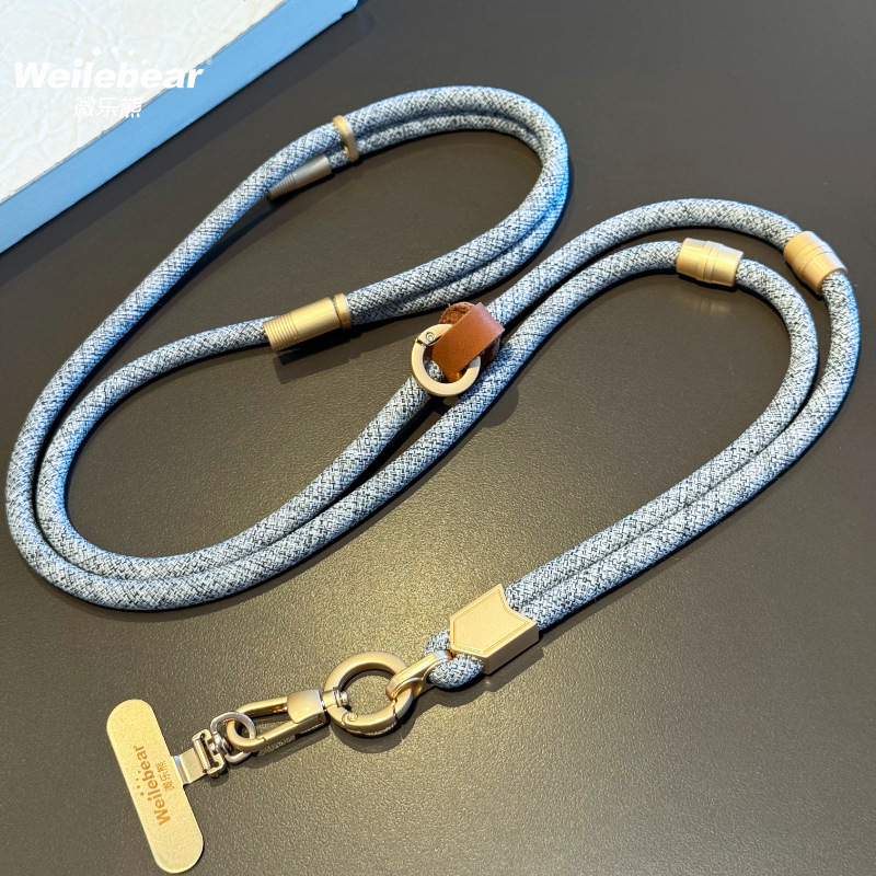 Telefon nyakpánt Crossbody- és csuklópánttal — multifunkcionális és állítható nyakpánt, hordozható kültéri használatra (Anyag: Műanyag; Forma: Női; Típus: Telefon-táska)