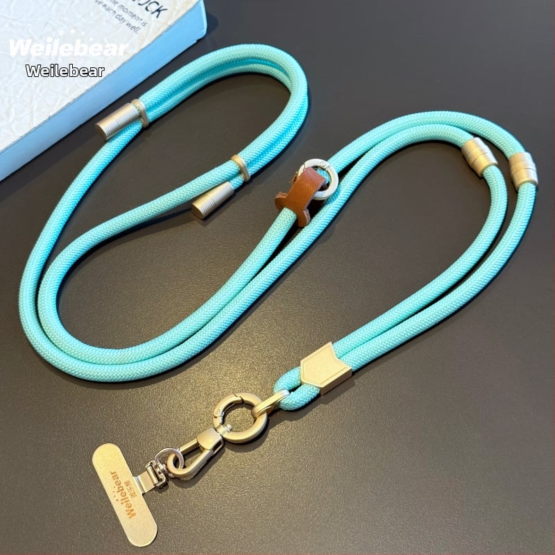 Tālruņa siksna ar crossbody un plaukstas siksnu — daudzfunkcionāla, regulējama kakla siksna, ērta ārpus telpām (Materiāls: Plastika; Forma: Sievietes; Tips: Tālruņa soma)