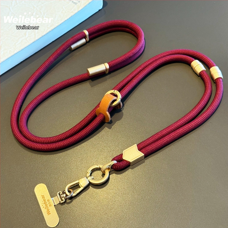 Tālruņa siksna ar crossbody un plaukstas siksnu — daudzfunkcionāla, regulējama kakla siksna, ērta ārpus telpām (Materiāls: Plastika; Forma: Sievietes; Tips: Tālruņa soma)