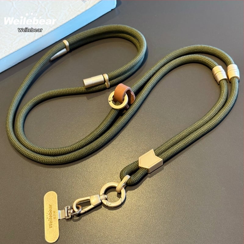 Tālruņa siksna ar crossbody un plaukstas siksnu — daudzfunkcionāla, regulējama kakla siksna, ērta ārpus telpām (Materiāls: Plastika; Forma: Sievietes; Tips: Tālruņa soma)