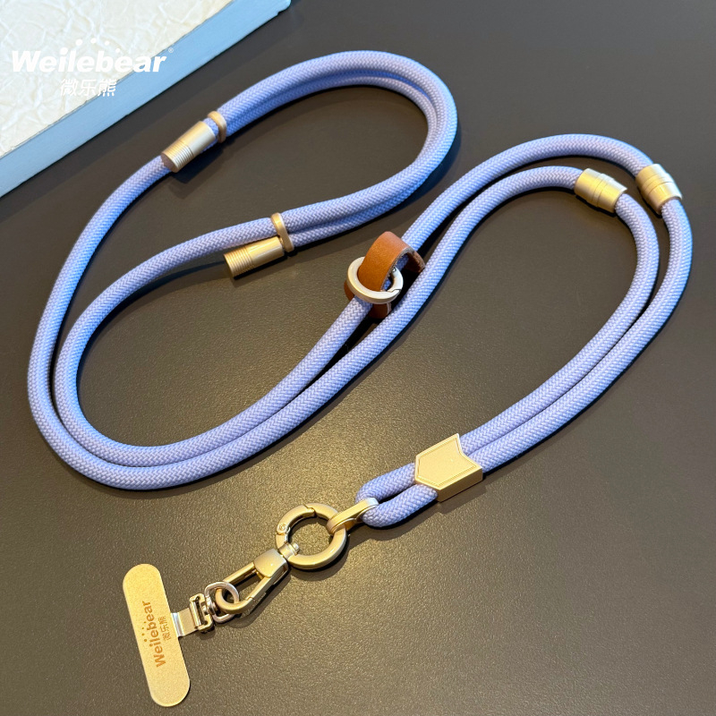 Telefon nyakpánt Crossbody- és csuklópánttal — multifunkcionális és állítható nyakpánt, hordozható kültéri használatra (Anyag: Műanyag; Forma: Női; Típus: Telefon-táska)