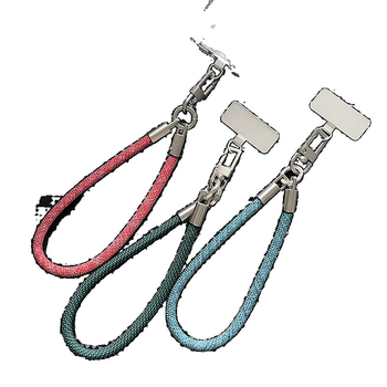 Ланярд за мобилен телефон със сваляем дизайн, за открито ползване, против падане и загуба, с високоеластично памучно въже