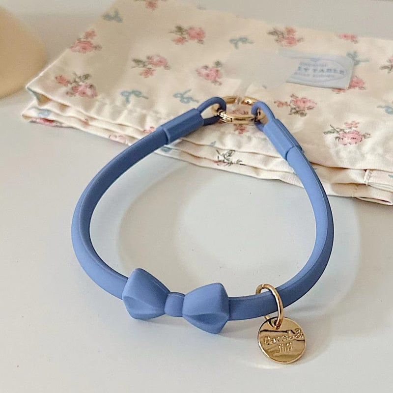 Каишка за мобилен телефон от силикон с панделка във формата на лък — силиконов материал, метална катарама, метален елемент на висулката