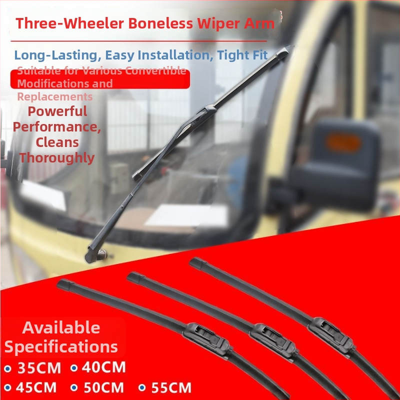 Mojielong Boneless brisač za tricikl/četverokotaš, 12V, jednostrani, modeli 35/40/45/50/55