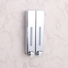 Δοσομετρητής σαπουνιού τοίχου - τύπου πατήματος, εγκατάσταση χωρίς διάτρηση, υλικό ABS+GPPS+PP, τεχνολογία έγχυσης, μοντέρνος μινιμαλισμός