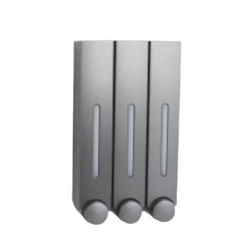 Δοσομετρητής σαπουνιού τοίχου - τύπου πατήματος, εγκατάσταση χωρίς διάτρηση, υλικό ABS+GPPS+PP, τεχνολογία έγχυσης, μοντέρνος μινιμαλισμός