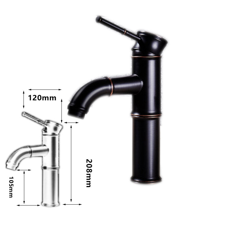 Bakreni kuhinjski miješajući faucet, vertikalna ugradnja, 1/2 inčni ulaz/izlaz, 0–90°C