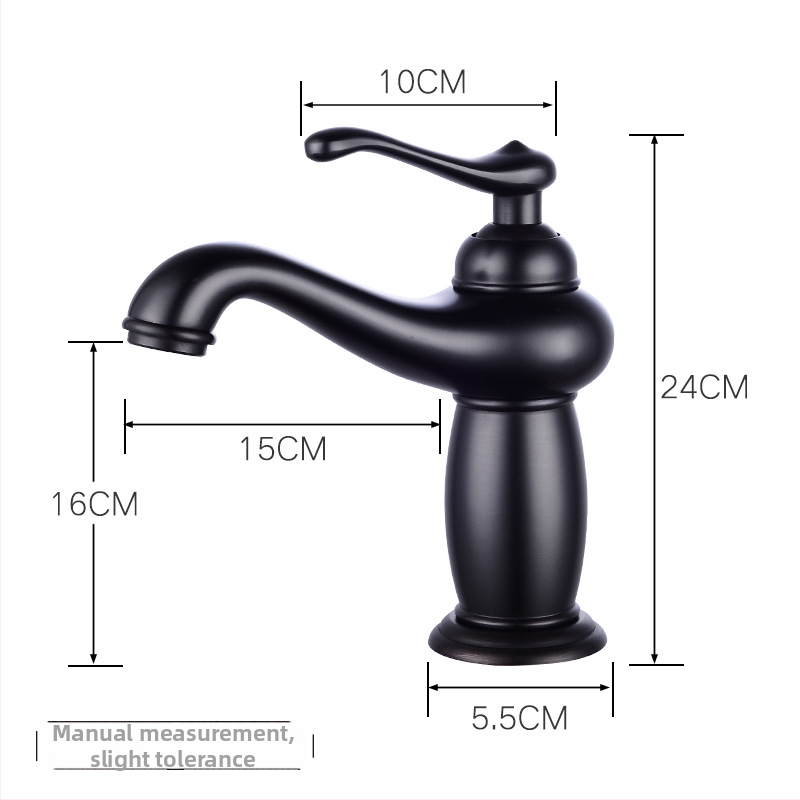 Bakreni kuhinjski miješajući faucet, vertikalna ugradnja, 1/2 inčni ulaz/izlaz, 0–90°C