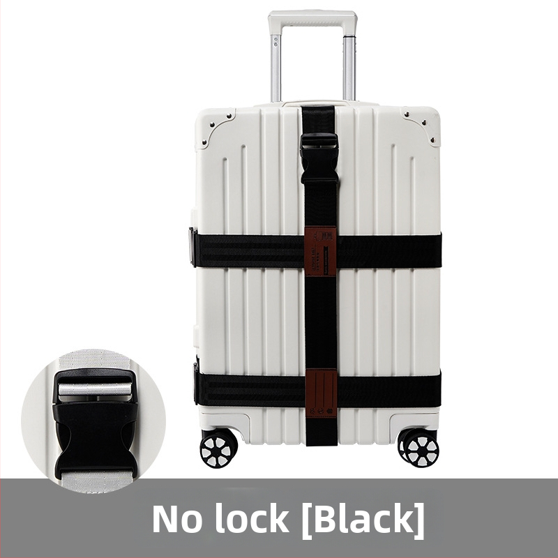 Keliaujamo bagažo diržas su kryžiniu saugos diržu, poliesteris, 2018 m. pavasaris