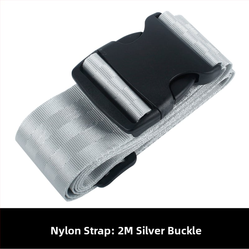 Keliaujamo bagažo diržas su kryžiniu saugos diržu, poliesteris, 2018 m. pavasaris