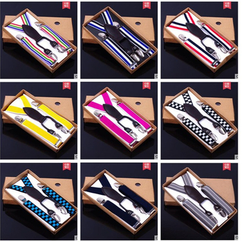 Clipuri pentru bretele copii – patru clipsuri, lungime reglabilă, elasticitate puternică, cruce în spate, unisex