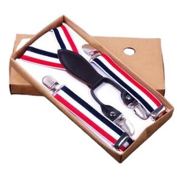 Clipuri pentru bretele copii – patru clipsuri, lungime reglabilă, elasticitate puternică, cruce în spate, unisex