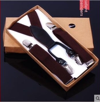 Clipuri pentru bretele copii – patru clipsuri, lungime reglabilă, elasticitate puternică, cruce în spate, unisex