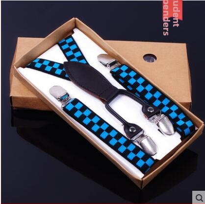 Clipuri pentru bretele copii – patru clipsuri, lungime reglabilă, elasticitate puternică, cruce în spate, unisex