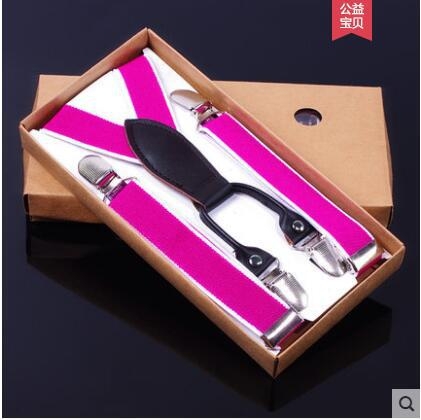 Clipuri pentru bretele copii – patru clipsuri, lungime reglabilă, elasticitate puternică, cruce în spate, unisex