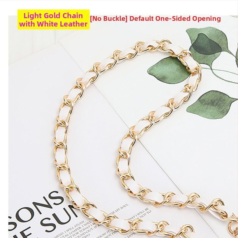 Ремък за чанта през рамо със метална верига, кожено портмоне и малък картодържател, аниме дизайн (Зима 2023)