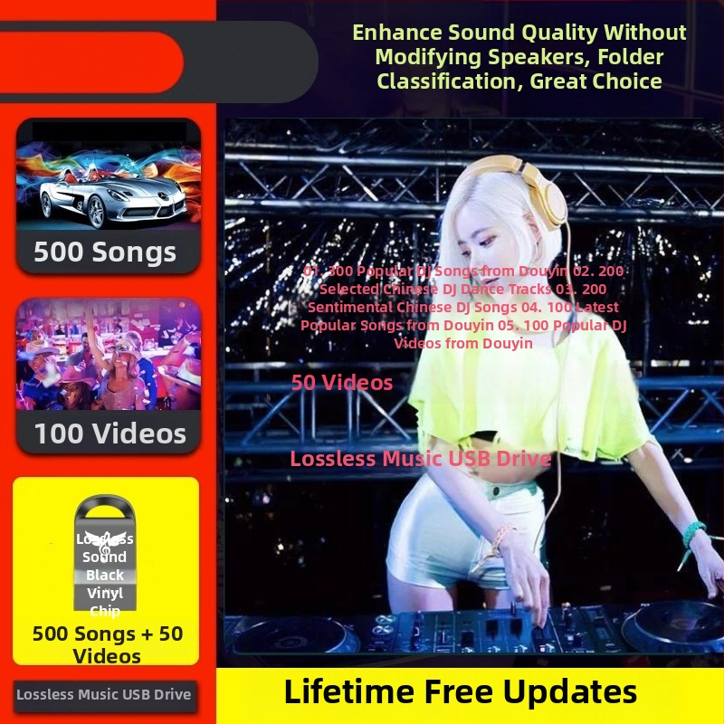 Automobilių USB atmintinė su pilnu vaizdo atkūrimu (Modelis: qsp; Oficiali standartinė konfigūracija; Prekės ženklas: Kitas)