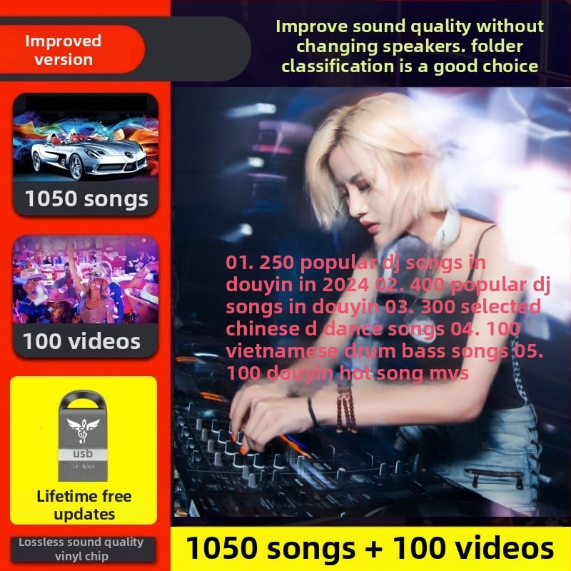 Automobilių USB atmintinė su pilnu vaizdo atkūrimu (Modelis: qsp; Oficiali standartinė konfigūracija; Prekės ženklas: Kitas)