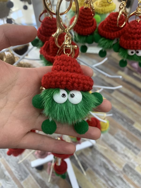 Ключодържател за чанти, козина норки, ултра лек, аниме дизайн, модел HCM