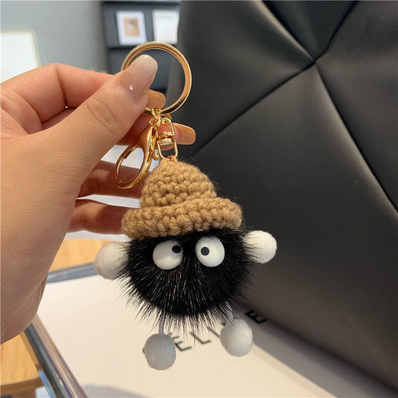 Ключодържател за чанти, козина норки, ултра лек, аниме дизайн, модел HCM