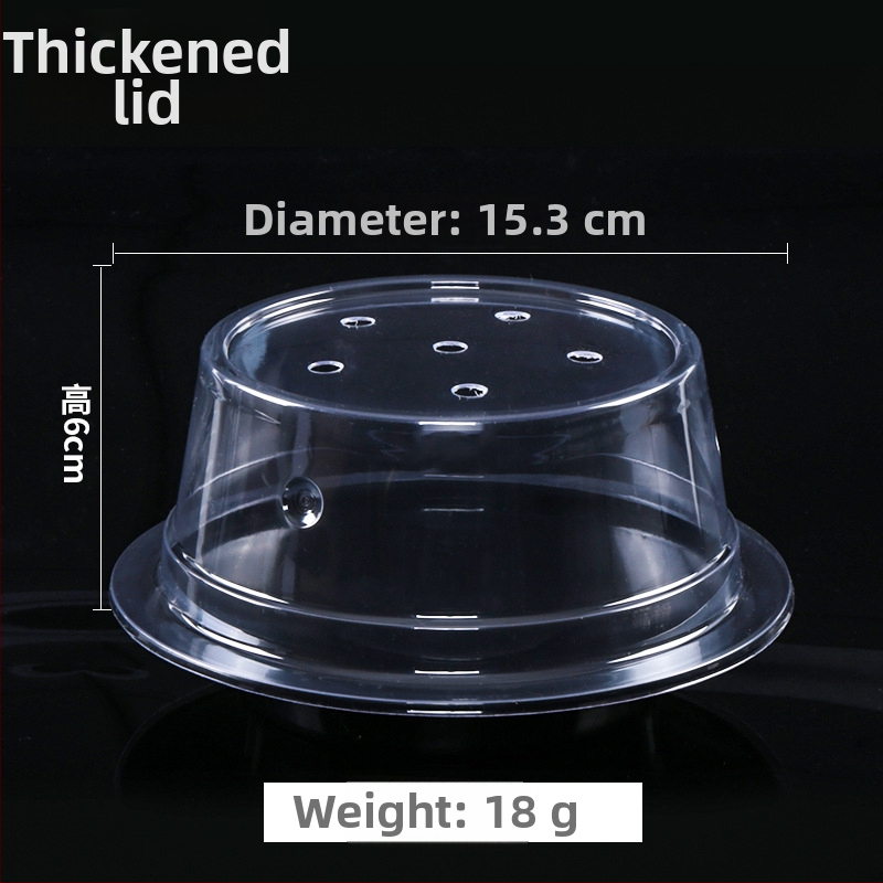 Чиния от меламинова имитация на порцелан, японски стил, кръгла форма, едноцветна глазирана повърхност, за търговска употреба