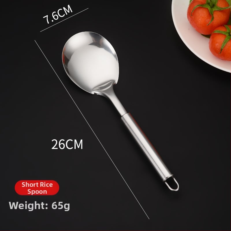 Σετ από ανοξείδωτο ατσάλι: 8 τεμάχια σπάτουλες και σουρωτήρι, μάρκα Laiya Xuan, αντιολισθητικός σχεδιασμός, λαβή από ανοξείδωτο χάλυβα