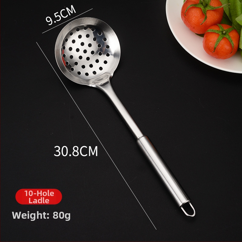 Σετ από ανοξείδωτο ατσάλι: 8 τεμάχια σπάτουλες και σουρωτήρι, μάρκα Laiya Xuan, αντιολισθητικός σχεδιασμός, λαβή από ανοξείδωτο χάλυβα