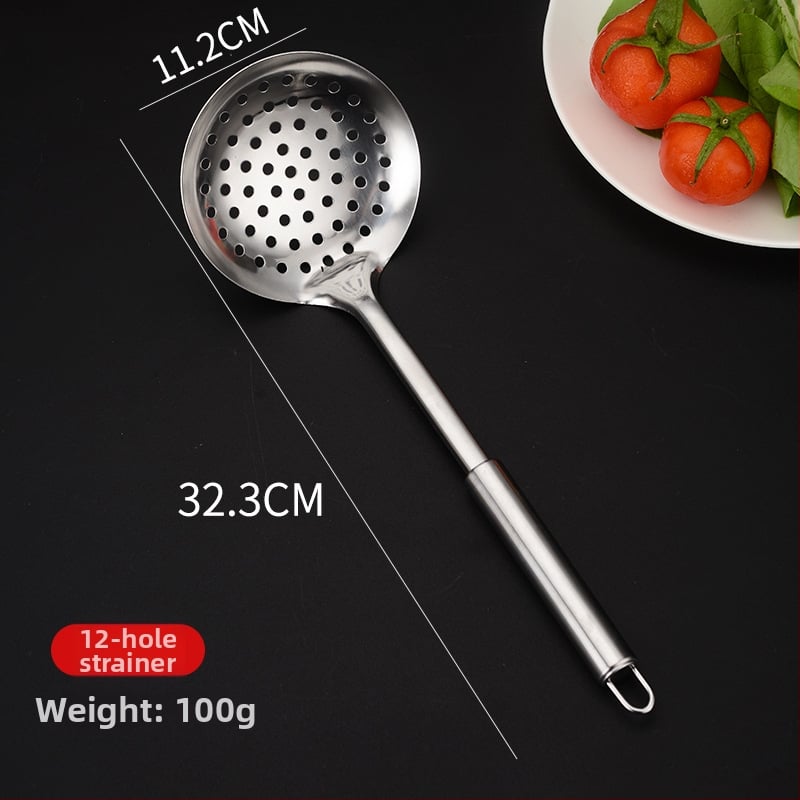 Σετ από ανοξείδωτο ατσάλι: 8 τεμάχια σπάτουλες και σουρωτήρι, μάρκα Laiya Xuan, αντιολισθητικός σχεδιασμός, λαβή από ανοξείδωτο χάλυβα