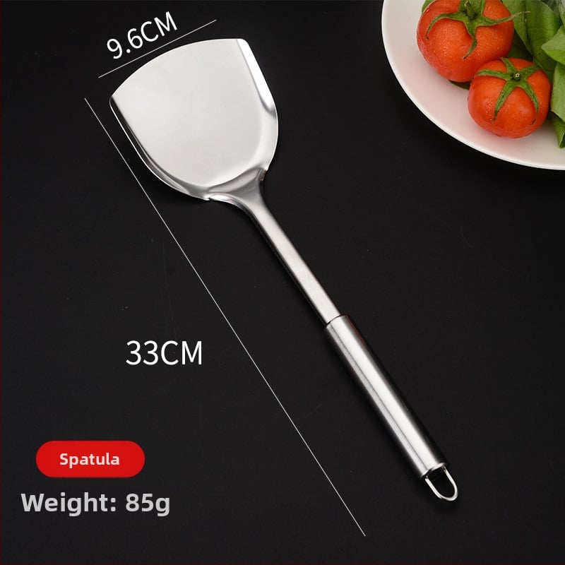 Σετ από ανοξείδωτο ατσάλι: 8 τεμάχια σπάτουλες και σουρωτήρι, μάρκα Laiya Xuan, αντιολισθητικός σχεδιασμός, λαβή από ανοξείδωτο χάλυβα