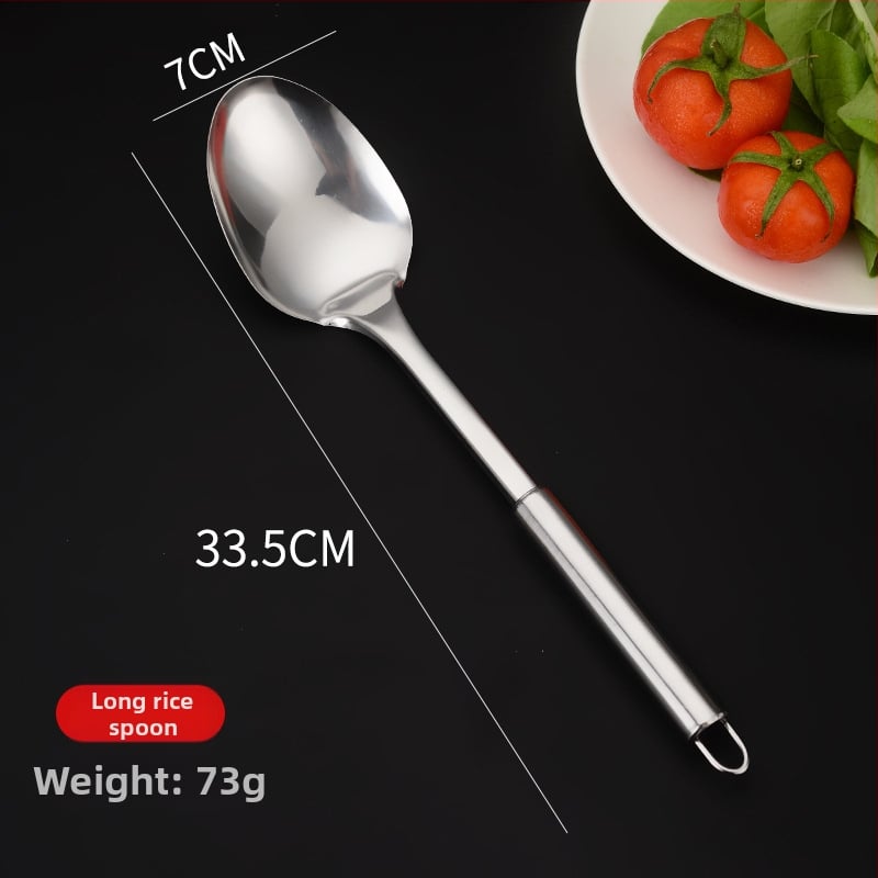 Σετ από ανοξείδωτο ατσάλι: 8 τεμάχια σπάτουλες και σουρωτήρι, μάρκα Laiya Xuan, αντιολισθητικός σχεδιασμός, λαβή από ανοξείδωτο χάλυβα