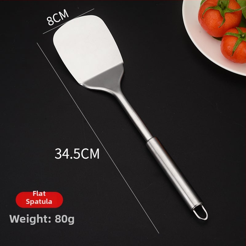 Σετ από ανοξείδωτο ατσάλι: 8 τεμάχια σπάτουλες και σουρωτήρι, μάρκα Laiya Xuan, αντιολισθητικός σχεδιασμός, λαβή από ανοξείδωτο χάλυβα