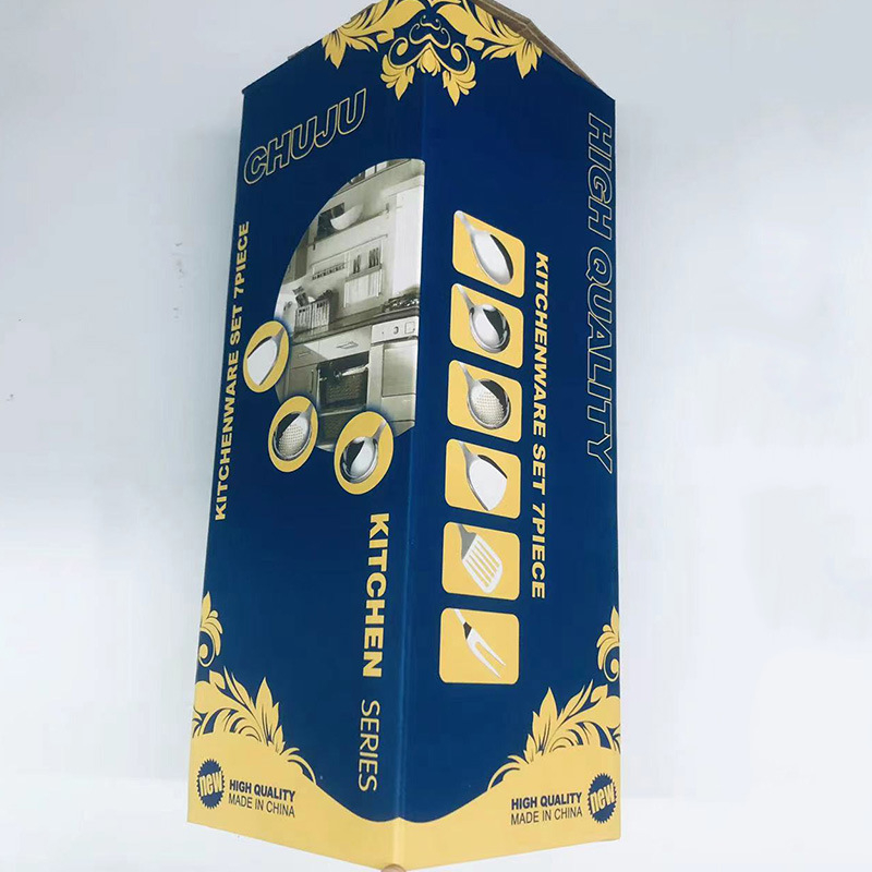 Σετ από ανοξείδωτο ατσάλι: 8 τεμάχια σπάτουλες και σουρωτήρι, μάρκα Laiya Xuan, αντιολισθητικός σχεδιασμός, λαβή από ανοξείδωτο χάλυβα