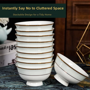 Porcelán tálak készlete, mikrohullámú sütőhöz használható, kör alakú, modern minimalista stílus, logó nyomtatva.