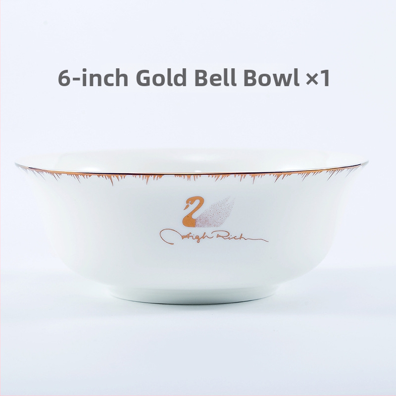 Porcelán tálak készlete, mikrohullámú sütőhöz használható, kör alakú, modern minimalista stílus, logó nyomtatva.