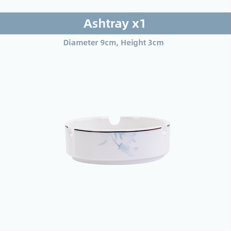 Csontporcelán rizses tálak készlet, virágos mintával, kerek formájú, mikrohullámú sütőben használható, glazúrozott felület