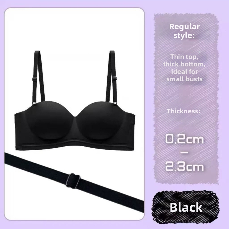 Сутиен за повдигане с чаши 1/2, дишащ найлон, отстраними двойни презрамки, закопчаване с четири реда куки, без метални пръстени